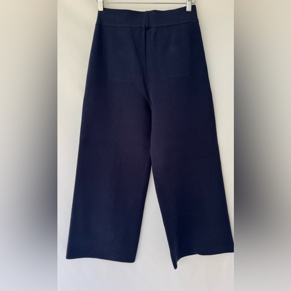 L'AGENCE Navy Wide-Leg Pants Madrid - Picture 9 of 9